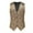 Yellow, variant on HomeGardon Waistcoat for Men Suit Vest Men Solid Color Casual Thin Style In Suit Button Cardigan Waistcoat,M-XXXXXL