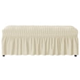 thumbnail image 2 of Elastic Bench Cover Dust Cover 3D Bubble Grid Chair Cover Piano Bench Cover, 2 of 10