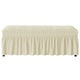 thumbnail image 2 of Elastic Bench Cover Dust Cover 3D Bubble Grid Chair Cover Piano Bench Cover, 2 of 10