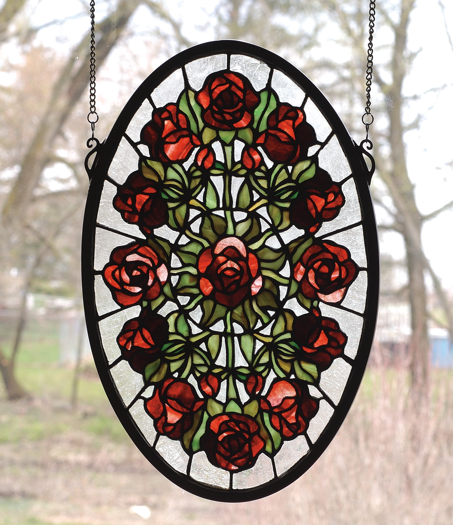 Meyda Tiffany 66005 Tiffany Stained Glass Tiffany Window From The Red