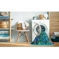 thumbnail image 2 of Ahgly Company Tapis Rectangulaire Lavable en Machine Intérieur Transitionnel Turquoise Vert, 2 Pieds x 5 Pieds, 2 of 7