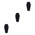 thumbnail image 3 of Shengyu Black Gothic Style Coffin Storage Rack - Gift For Halloween Enthusiasts Long Term And Durability 3Set, 3 of 6