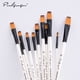 thumbnail image 3 of Cepillo 32 PCS PERCETROS Pinturas Profesionales A Acuarela Y Gouache Pintura De Nylon Cepillos De De Abedul De Abedules Con Filbert/ Flat/ Fan/ Angle/ Fine Detalle Para, 3 of 6