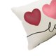 thumbnail image 5 of Funda de cojín con diseño de corazón de amor, ideal para San Valentín, de lino, para coche, sofá, decoración del hogar, 30 x 50 cm, 5 of 6
