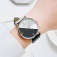 thumbnail image 1 of Fiudx Ofertas Relámpago Accesorios De Ropa De Moda Reloj De Mujer Con Estilo De Costura Geométrica, 1 of 4