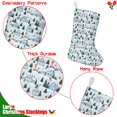 thumbnail image 5 of Christmas Stockings,Light Blue Christmas House and Tree Pattern Stockings Christmas,14.8'' Xmas Stockings,Christmas Party Favors,Christmas Party Decorations,Christmas Stockings Personalized, 5 of 5