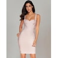 thumbnail image 5 of Women's Celebrity Bandage Bodycon Dress Strap Party Pencil Dress, 5 of 5