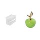 thumbnail image 1 of Dispensador de pañuelos de acrílico moderno y escultura de cerámica para una decoración elegante del hogar. Soporte de papel de pared y adorno, 1 of 8