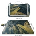 thumbnail image 2 of Awypu Square Picnic Mat for Camping, Park, Beach, Grass, Outdoor - Foldable, Lightweight, Sand Proof, Waterproof 58.3x58.3in, 2 of 6
