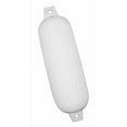 thumbnail image 2 of Taylor Made Boat Fender 31016 BoatGuard; Ribbed; Round; 6 Inch Diameter x 22 Inch Length; White; Vinyl; With Needle Type Valve For Inflation; Single, 2 of 3