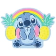 thumbnail image 1 of Letrero de pared plateado de madera MDF con diseño de búfalo Disney Lilo and Stitch, 1 of 3