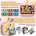 thumbnail image 3 of JoyStone Kids Camera Instant Print, Kids Digital Camera with Printing Paper and 32G TF Card, Gift for Girls and Boys Aged 6-12, Pink, 3 of 9