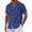 Dark Blue, variant on LTTVQM Mens 2026 Casual Short Sleeve Button Down Shirts Cuban Linen Textured Shirt Summer Beach Wear Beige L