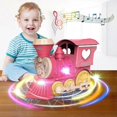 thumbnail image 1 of 2025 Suitable Baby Toy Trains, 360Self-Spinning Train Toys with Stunning 3D Lights and Music, Automatic Steering, 1 of 5