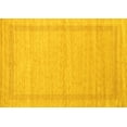 thumbnail image 1 of Ahgly Company Machine Washable Indoor Rectangle Abstract Yellow Contemporary Area Rugs, 3' x 5', 1 of 4