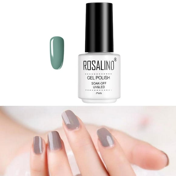 de uñas Soak Off Light 7ml Herramientas de belleza a prueba de agua brillante para salones de manicura y decoración de - Verde Colco Esmalte de uñas de gel