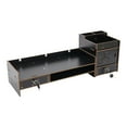 thumbnail image 3 of Desktop Monitor Stand Monitor Stand Organizer Computer Monitor Riser W/ Drawer, 3 of 7