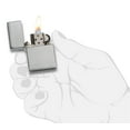 thumbnail image 5 of Zippo 1935 Replica Brushed Chrome without Slashes Pocket Lighter, 5 of 6