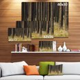 thumbnail image 3 of Forêt Foncée d'Automne avec Herbe Verte - Art Moderne sur Toile, 3 of 4