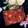 thumbnail image 2 of Redshredded Paperwith 2 Meter Light Chainsilk Glitter Gift Box Silk Filling Material Shiny Raffia Decoration Gift Box Gift Partner Gift Basket Gift De, 2 of 5