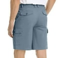 thumbnail image 7 of EOYWHK Big and Tall Shorts for Men Relaxed Fit Dress Shorts Business Casual Golf Fishing Chino Shorts with Button Zipper Pockets ,S-4XL, 7 of 7