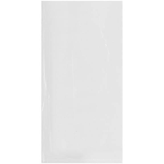 Plymor 6" x 12" (Case of 1,000), 2 Mil Flat Open Clear Plastic Poly Bags