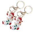 thumbnail image 1 of Decorative Hanging Ornaments2Pcs Santa Keychain Pendant Cute Keychain Pendant Santa Keychain Pendant Convenient Use, 1 of 5