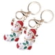 thumbnail image 4 of Llavero con colgante de Papá Noel, adornos decorativos a la moda, bonitos y elegantes, 2 uds., 4 of 8