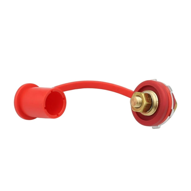 Conector de terminal de batería a través del panel/Reemplazo de mamparo de pernos prisioneros de aleación de 3/8 pulgadas Rojo