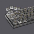 thumbnail image 2 of XVX 140 Keys Transparent Keycaps for Keyboard 60 Percent,PBT Japanese Custom OSA Profile Keyboard Key Caps,Backlit Keycaps for 61/64/66/68 Cherry Gateron MX Switches Mechanical Black Clear Keycap, 2 of 7