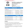 thumbnail image 2 of Brake Pad Set - Compatible with 2007 - 2013 Chevy Silverado 1500 2008 2009 2010 2011 2012, 2 of 2
