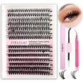 thumbnail image 4 of SCOOVY Eyelash Extension, All In 1 Eyelash Clusters with 240 Individual Eyelashes, 30D 40D Blend with Bonding and Sealing Eyelashes Strong Hold, Cluster Eyelash Clips, 4 of 4