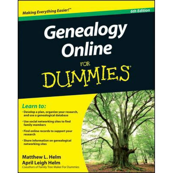 Pre-Owned Genealogy Online for Dummies (Paperback) 0470916516 9780470916513