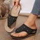 thumbnail image 5 of Bmisegm Hot Sandals Women Teen Slippers for Girls Beach Sandals Girls Sandals Women Sandals Platform Sandals Womens Sandals Summer Black 8, 5 of 9