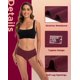 thumbnail image 2 of Ropa interior de época INNERSY de cintura alta a prueba de fugas, paquete de 3 unidades, para mujer, 2 of 6