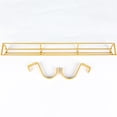 thumbnail image 4 of Colaxi Billiard Table Slide Track Billiards Accessories Ball Falling Rail Easy Setup Snooker Pocket Slide Tracks Pool Table Part Gold, 4 of 6