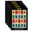 20 star trek usps forever first class postage stamps enterprise classic tv (5 sheets of 20 stamps)