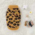 thumbnail image 2 of Spdoo Dog Sweater Leopard Pattern Pet Clothes Warm for Small Medium Dog Cats, 2 of 5