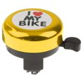 thumbnail image 1 of Greeniant Timbre de bicicleta con sonido claro, bonito timbre de advertencia para accesorio de seguridad para bicicleta Ciclismo Oro, 1 of 6