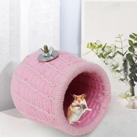 Parrot Warm Nest House Hanging Cotton Thick Cage Cave Hammock Bed Budgie Shed Hut for Parakeet Rats Lovebird Bird Hammock