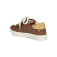 thumbnail image 3 of Women Animal Print Embossed Lace up Sneakers 19663, 3 of 6