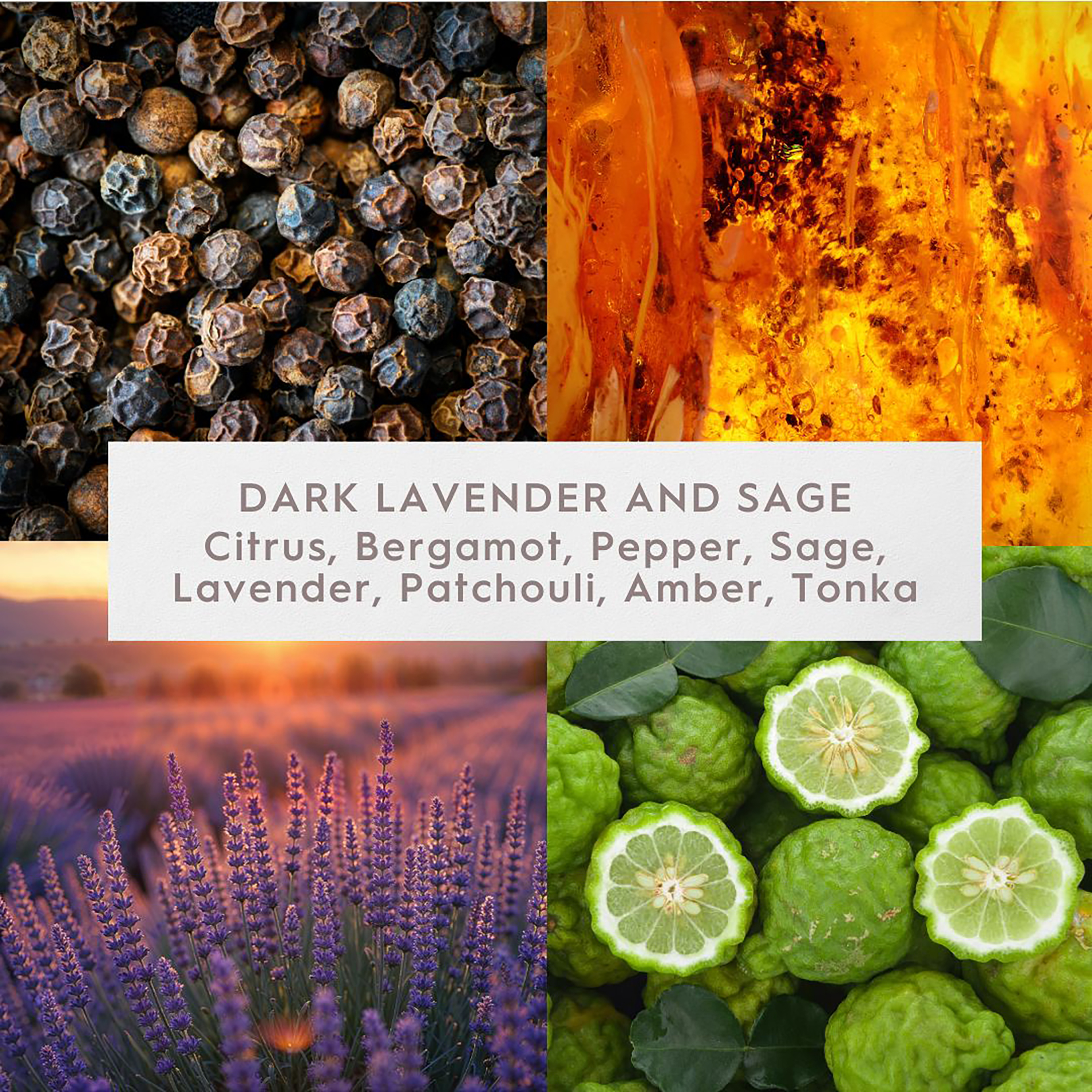 Better Homes & Gardens Fine Fragrance Collection, Dark Lavender & Sage Scented 2-Wick Jar Candle 16 oz.