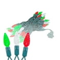 thumbnail image 1 of Novelty Lights 70 Light C6 LED Christmas Mini Light Set, Commercial Grade Outdoor String Lights, Red/Green/Pure White, Green Wire, 24 Feet, 1 of 8