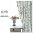thumbnail image 5 of Eucalyptus Curtains Green Leaves Sage Spring Botanical Blackout Print Rod Pocket Window Drapes for Bedroom Living Room 42x54in, 5 of 6