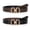 A-Coffee, variant on WHIPPY Women's Reversible Leather Belt Casual Ladies Belts for Jeans Dresses 1 Pack