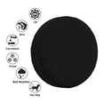 thumbnail image 4 of Fotbe Black Funda de Llanta de Repuesto con Estampado, Engrosada, Ajuste Universal para Jeep, Remolque, RV, SUV, Camión-17 inch, 4 of 6