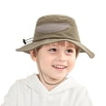 thumbnail image 4 of Husfou Kids Sun Hat, Summer Toddler Hats Breathable for Girls Boys Baby UPF 50+ Beach Hat Adjustable for 12 months-5 years Wide Brim Caps Sun Protection Bucket Hat Children Hat, 4 of 5