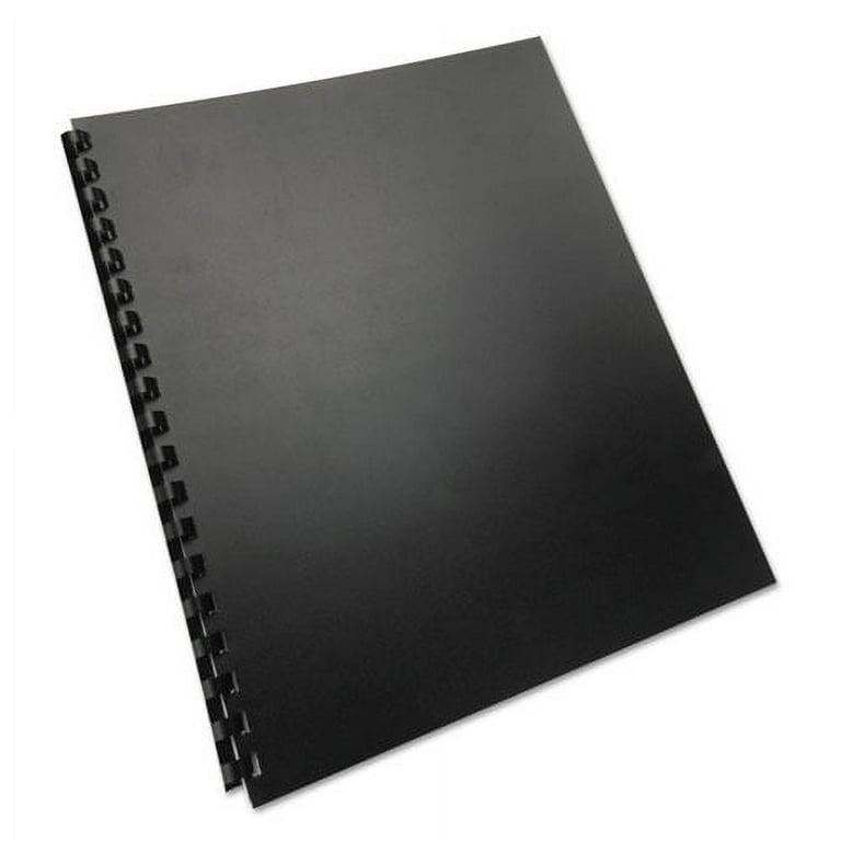 100% Recycled Poly Binding Cover, Black, 11 x 8.5, Unpunched, 25/Pack 100% Recycled Poly Binding Cover, Black, 11 x 8.5, Unpunched, 25/Pack