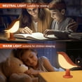 thumbnail image 4 of Table Lamp, Touch Control Bird Lamps, Bedside Lamp, Brid Night Light, Cordless Small Desk Lamps Battery Operated Nightstand Lamp, 3-Way Dimmable Light, Rechargeable Decorative Desk Lamp, 4 of 15