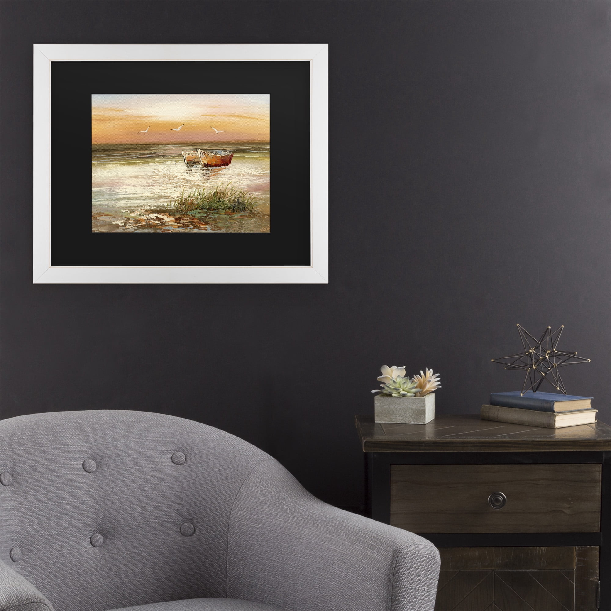 Trademark Fine Art 'Florida Sunset' Canvas Art by Masters Fine Art